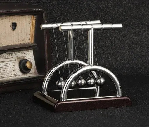 Newton’s Cradle Balance Steel Ball Teaching Supplies Physics Science Pendulum Desktop Toys Stress Relief Gifts Home Decoration