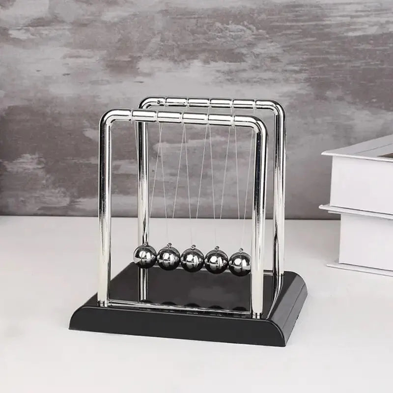 Newton’s Cradle Balance Steel Ball Teaching Supplies Physics Science Pendulum Desktop Toys Stress Relief Gifts Home Decoration