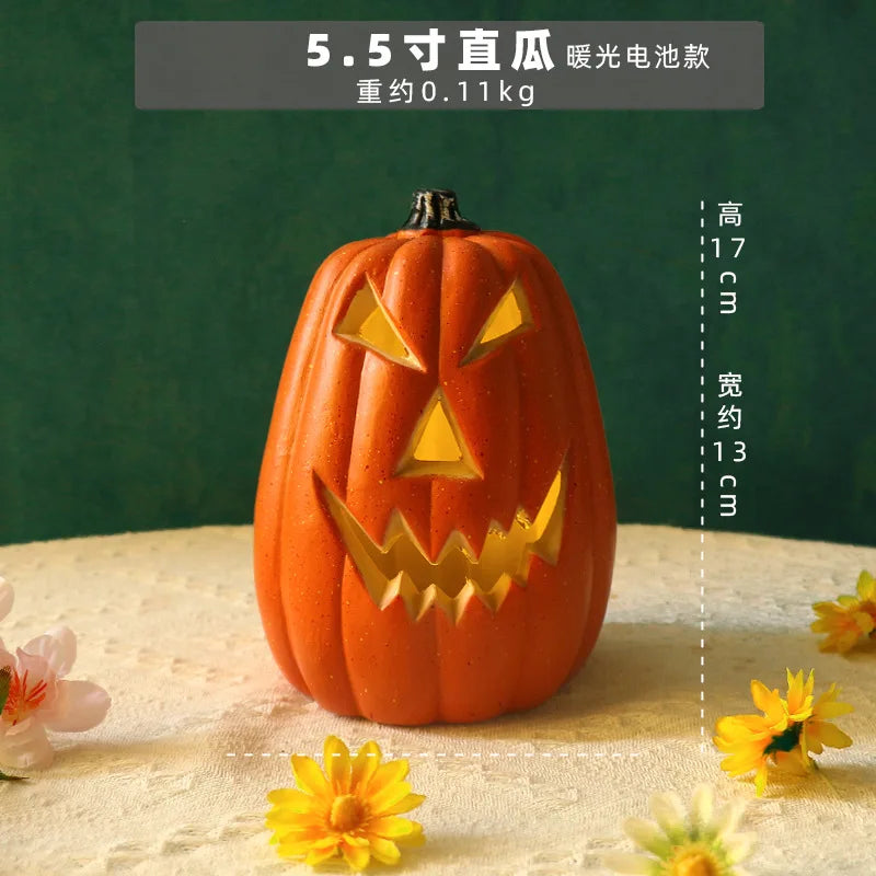 Glowing Halloween Pumpkin Lantern