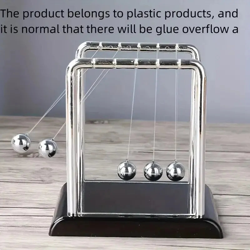 Newton’s Cradle Balance Steel Ball Teaching Supplies Physics Science Pendulum Desktop Toys Stress Relief Gifts Home Decoration