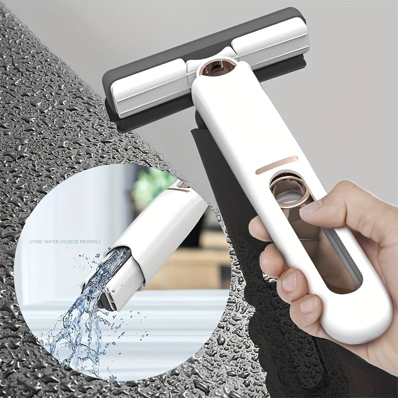 New Portable Self-Nsqueeze Mini Mop, Lazy Hand Wash-Free Strong Absorbent Mop Multifunction Portable Squeeze Cleaning Mop Desk Window Glass Cleaner Kitchen Car Sponge Cleaning Mop Home Cleaning Tools