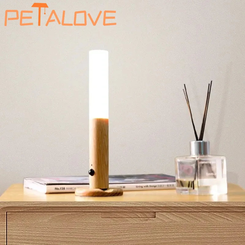 Intelligent Human Body Induction LED Night Light – Rechargeable Wall Light for Corridor, Cabinet, and Toilet